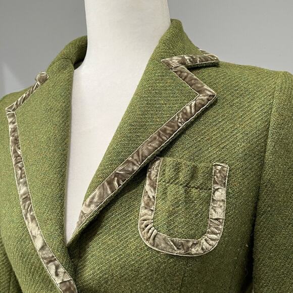 NEW Banana Republic Wool Tweed Classic Academia Patch Library City Blazer Jacket - Picture 6 of 16